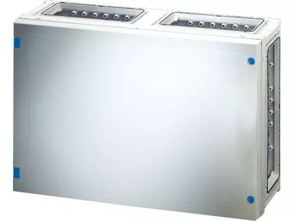Hensel FP 0420 540x360x163   FP-Modüler Dağıtım Panosu; IP66, IK08, PC, H/S F, FR, Opak Kapak, Alet ile Açma, RAL 7035 (Gri), Yan Duvarsız