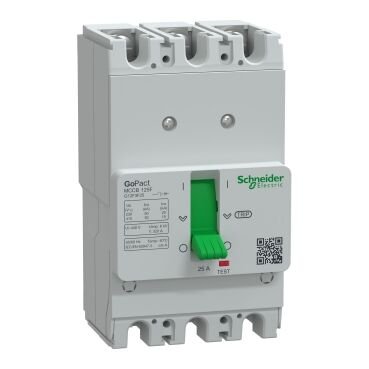 Schneider Electric G12F3F25 GoPact Şalter 125F 30kA AC 3P3D 25A Sabit