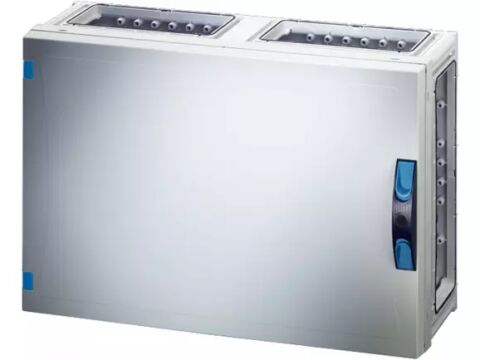 Hensel FP 0450 540x360x186   FP-Modüler Dağıtım Panosu; IP66, IK08, PC, H/S F, FR, Opak Kapak, El ile Açma, RAL 7035 (Gri), Yan Duvarsız