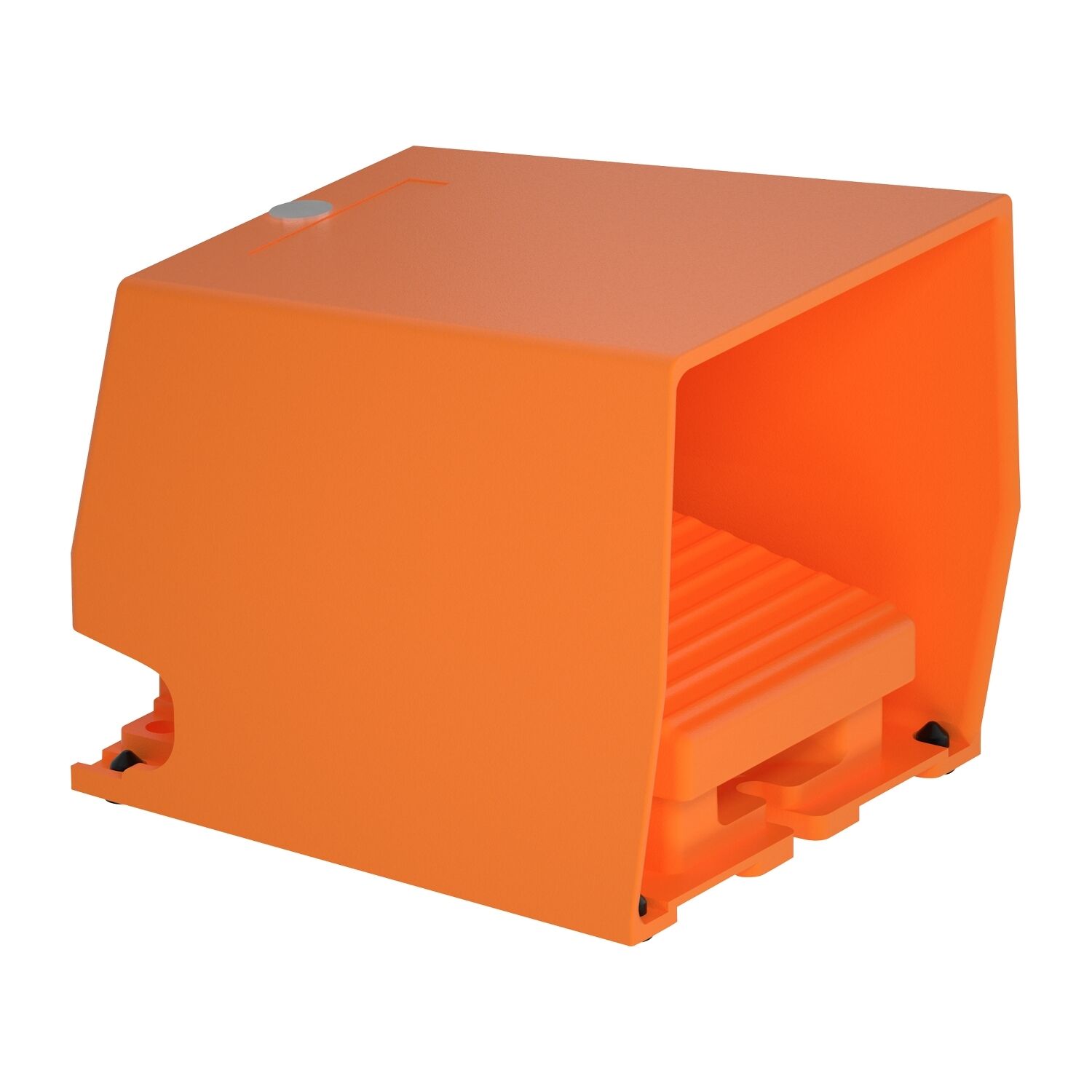 Schneider Electric XPER310 Ayak Pedalı- Ip66 - Kapaklı - Metalik - Turuncu - 1 Nk + 1 Na