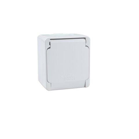 Schneider Electric NML2800121 Nemliyer beyaz Kapaklı Topraklı UPS Priz