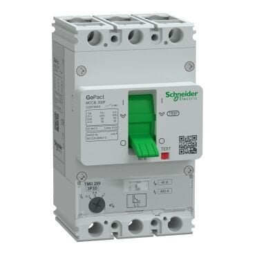 Schneider Electric G20F3A40 GoPact Şalter 200B, 3P3D 36kA AC 40A  TMD  Ayar Sahalı