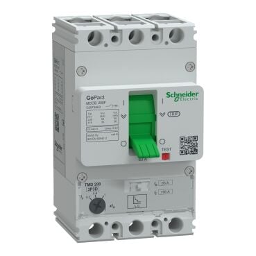 Schneider Electric G20F3A63 GoPact Şalter 200B, 3P3D 36kA AC 63A  TMD  Ayar Sahalı