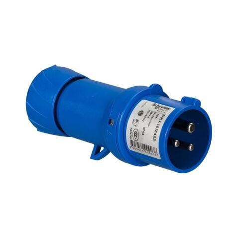 Schneider Electric PKX16M423 3x16A, monofaze, 2P+T, IP44, HIZLI, Düz Fiş