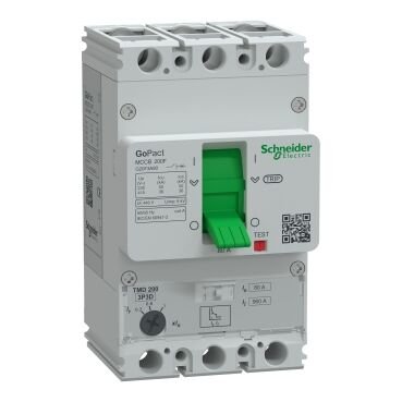 Schneider Electric G20F3A80 GoPact Şalter 200B, 3P3D 36kA AC 80A  TMD  Ayar Sahalı