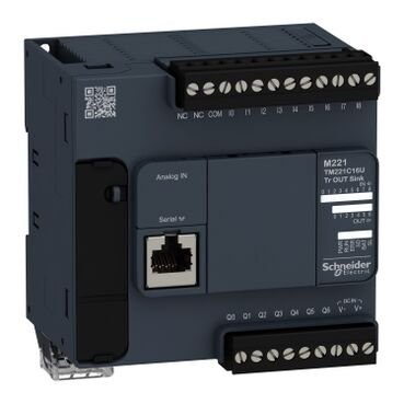 Schneider Electric Tm221C16U Logic Denetleyicisi, Modicon M221, 16İo Tr.Npn
