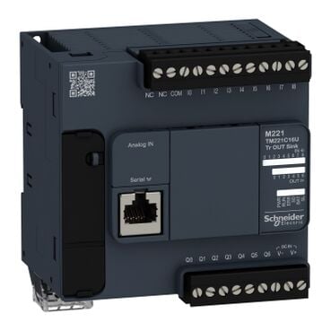 Schneider Electric Tm221C16U Logic Denetleyicisi, Modicon M221, 16İo Tr.Npn