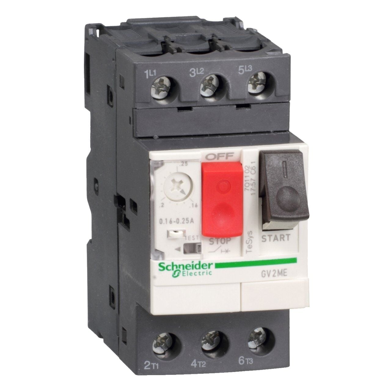 Schneider Electric GV2ME06 TeSys GV2 Motor Devre Kesici Termik Many. 1-1.6A