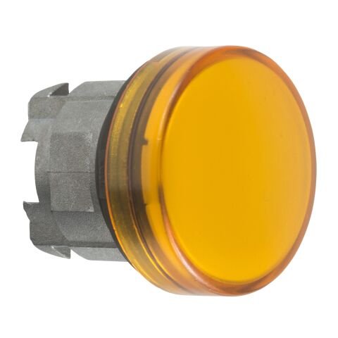 Schneider Electric ZB4BV05 Ba9S Ampul İçin Turuncu Pilot Işığı Başlığı Ø22 Düz Lens