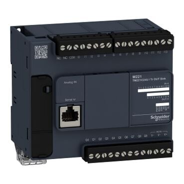Schneider Electric Tm221C24U Logic Denetleyicisi, Modicon M221, 24İo Tr.Npn