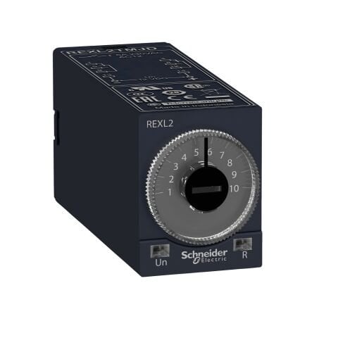 Schneider Electric REXL2TMP7 Açma Gecikmeli Zaman Rölesi - 0,1 Sn..100 Sa - 230 V Ac - 2 Ak