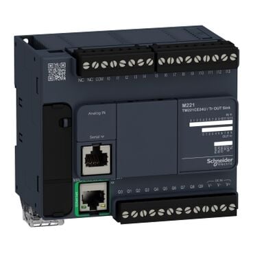 Schneider Electric Tm221Ce24U Logic Denetleyicisi, Modicon M221, 24İo Tr.Npn Ethernet