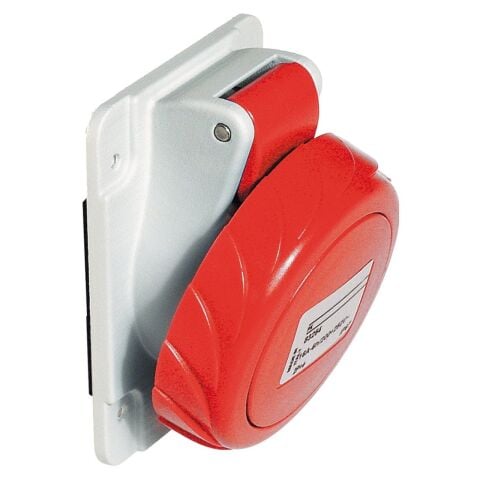 Schneider Electric PKF32F734 4x32A, trifaze, 3P+T, IP67, VİDALI Eğik Makine Prizi