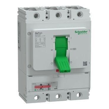 Schneider Electric G80H3E630 GoPact Şalter 800, 3P3D 70kA AC 630A  Elektronik Açma Üniteli,  Ayar Sahalı