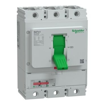 Schneider Electric G80H3E630 GoPact Şalter 800, 3P3D 70kA AC 630A  Elektronik Açma Üniteli,  Ayar Sahalı