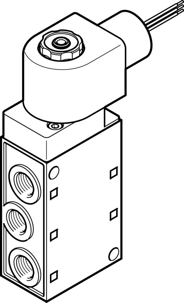 Festo 541661 Mfh-5-1/4-24-Ex Solenoid Valve