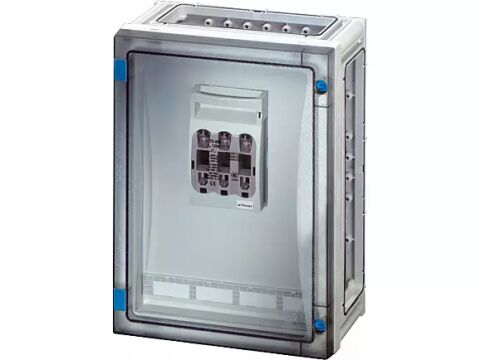 Hensel FP 4211 270x360x163   FP-Modüler Bara Panosu; IP66, IK08, PC, HF, FR, 1x3P 125A,RAL 7035 (Gri)