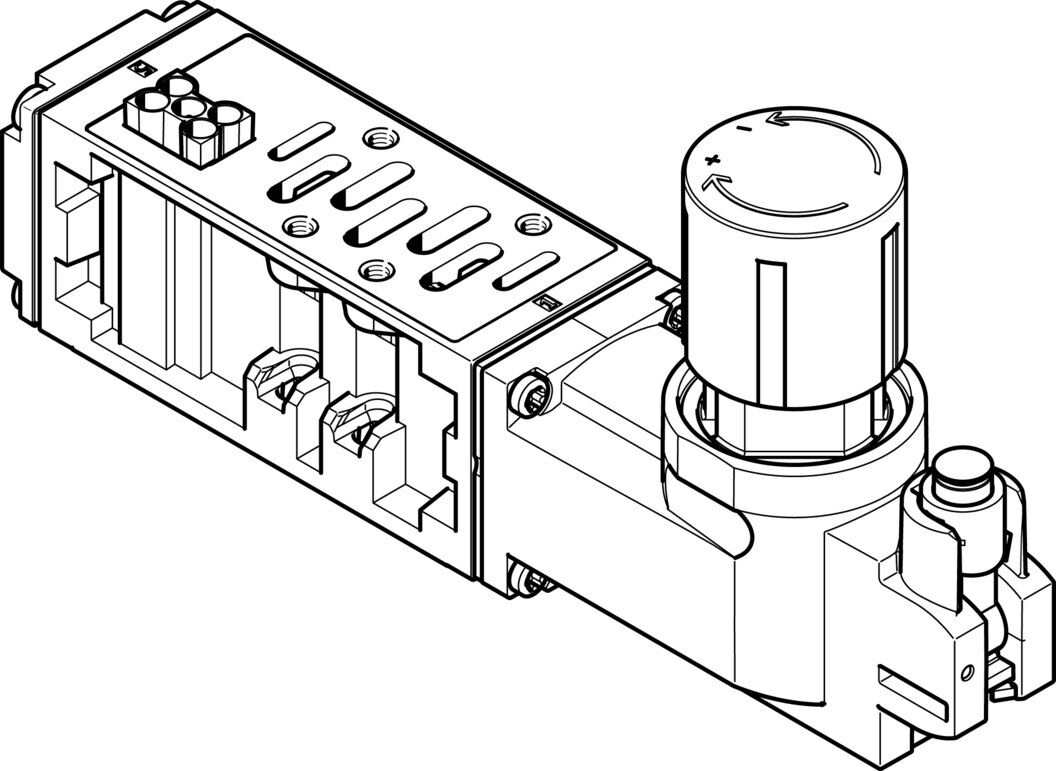 Festo 555773 VABF-S2-2-R2C2-C-6 Regülatör plakası