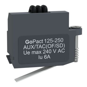 Schneider Electric G12-25AUX240 Yardımcı Kontak (OF/SD) GoPact Şalter 125-250 240V