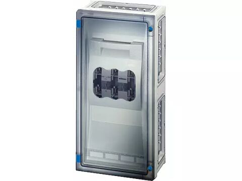Hensel FP 4312 270x540x163   FP-Modüler Şalter Panosu; IP66, IK08, PC, HF, FR, 1x3P 250A,RAL 7035 (Gri)