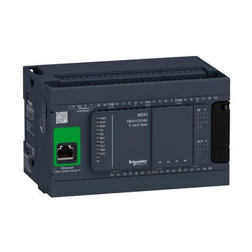 Schneider Electric Tm241Ce24U M241 Kontrolör 24 Gç Transistör Npn Ethernet