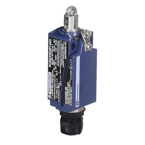 Telemecanique Sensors XCKD3902P16EX Nihayet Şalteri Xck-D - Makaralı Pim - 2 Nk + 1 Na - Atex