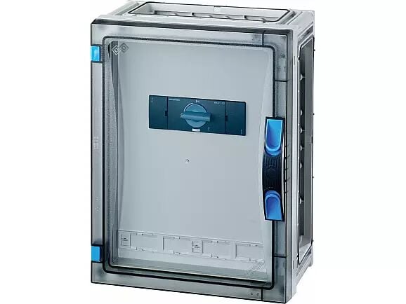 Hensel FP 5202 270x360x186   FP-Modüler Şalter Panosu; IP66, IK08, PC, HF, FR, 1x4+PE 125A, RAL 7035 (Gri)