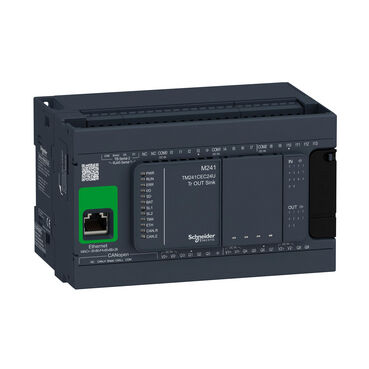 Schneider Electric Tm241Cec24U M241 Kontrolör 24 Gç Transistör Npn Ethernet Can Master
