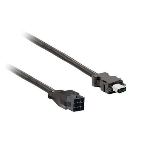 Schneider Electric VW3M5D1AR30 POWER CABLE 3M SHIELDED 0,82MM*2, BCH2 F - LXM32 motor güç kablosu-10m