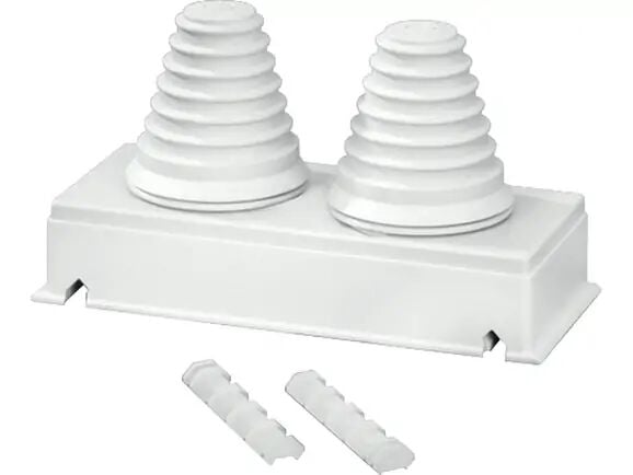 Hensel FP FG 273  Elastik Membranlı Kablo Flanşı; IP65, 2xØ 30-72 mm