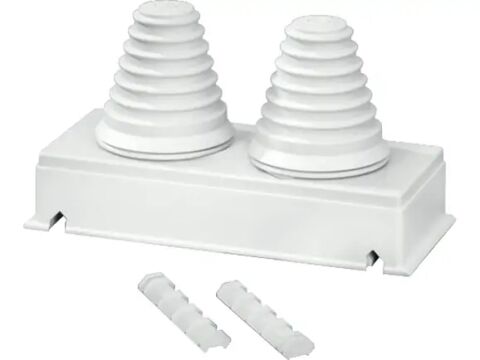 Hensel FP FG 273  Elastik Membranlı Kablo Flanşı; IP65, 2xØ 30-72 mm