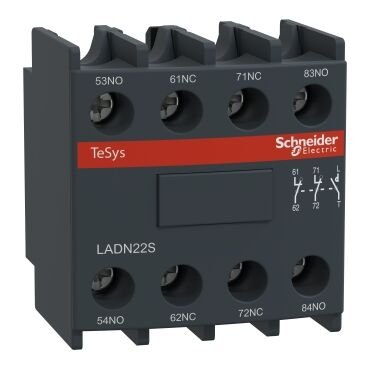 Schneider Electric Ladn22S Tesys D Yardımcı Kontak Bloğu 2Na2Nk