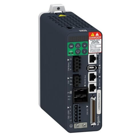 Schneider Electric LXM28AU07M3X Lexium  28, CANopen, 0.75 kW - TeSys F Kontaktör Bobini 415-440VAC