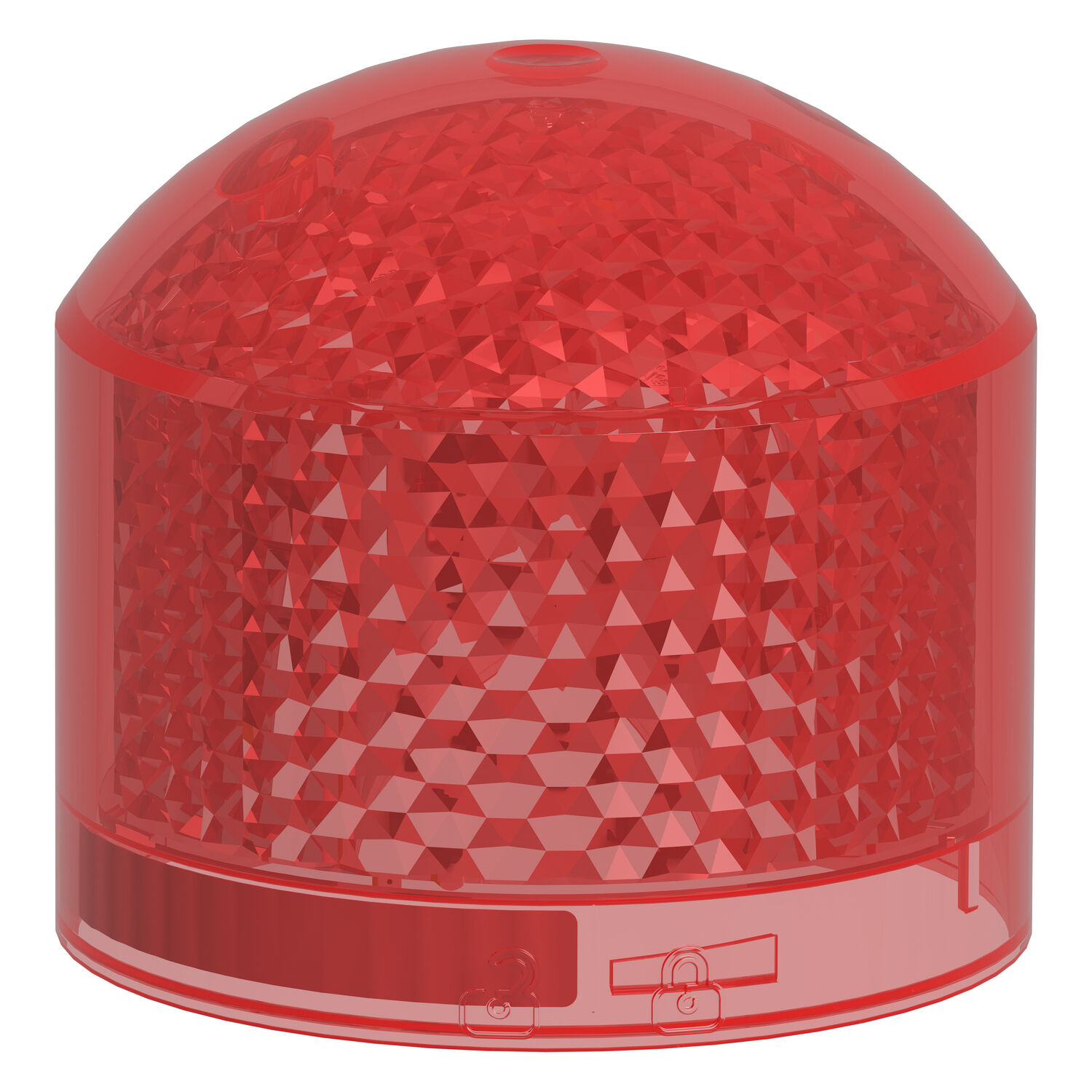 Schneider XVB7L64 Işık Modülü Beacon, Harmony Xvb7 Modüler Işıklı Kolon, Kırmızı, Ø70Mm, Yanıp Sönen, Renkli Lens