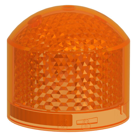 Schneider XVB7L65 Işık Modülü Beacon, Harmony Xvb7 Modüler Işıklı Kolon, Turuncu, Ø70Mm, Yanıp Sönen, Renkli Lens