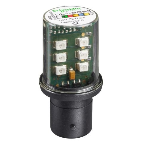Schneider Electric DL1BDB3 Ba 15D Tabanlı Yeşil Led 24Vac
