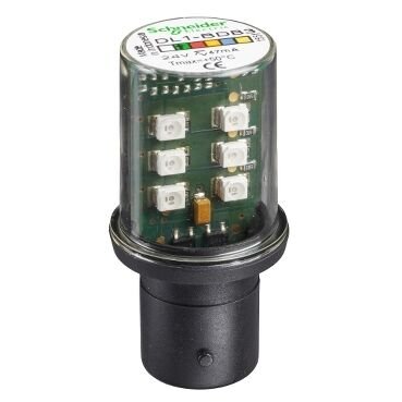 Schneider Electric DL1BDB3 Ba 15D Tabanlı Yeşil Led 24Vac