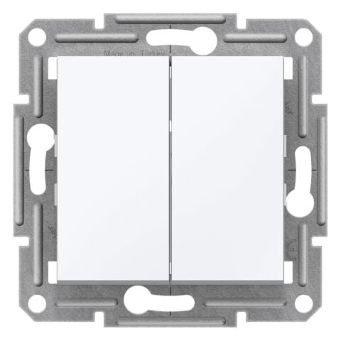Schneider Electric EPH0370121 Asfora Komütatör Beyaz, vidasız, çerçevesiz