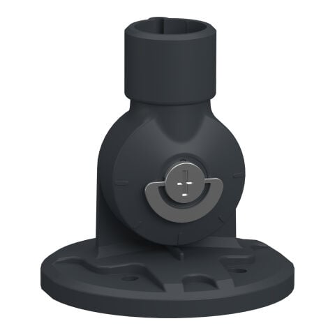 Schneider XVZ06 Evrensel Montaj Aksesuarı, Harmony Xv4/Xv6/Xvb7 Modüler Kule Işığı, Plastik Katlanabilir Braket, Gri