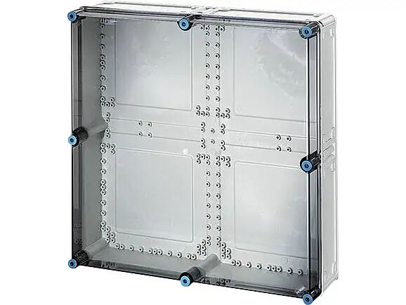 Hensel MI 0800 600x600x170    Mi-Modüler Dağıtım Panosu; IP65, IK08, PC, H/S F, FR, Şeffaf Kapak, RAL 7035 (Gri)