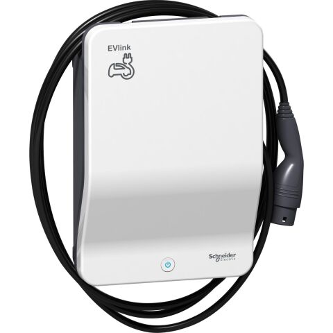Schneider Electric EVH2S22P0CK EVlink Wallbox - 22 kW - T2 Bağlantılı Kablolu - Elektrikli Araç Şarj İstasyonu