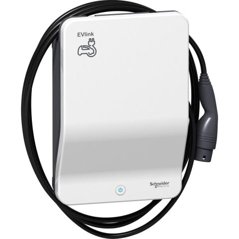 Schneider Electric EVH2S22P0CK EVlink Wallbox - 22 kW - T2 Bağlantılı Kablolu - Elektrikli Araç Şarj İstasyonu
