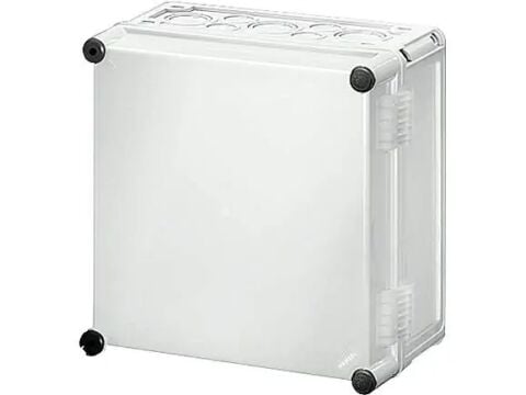 Hensel MI 9201 315x300x170    Mi-Modüler Dağıtım Panosu; IP65, IK08, PC, H/S F, FR, Opak Kapak, RAL 7035 (Gri), Menteşeli