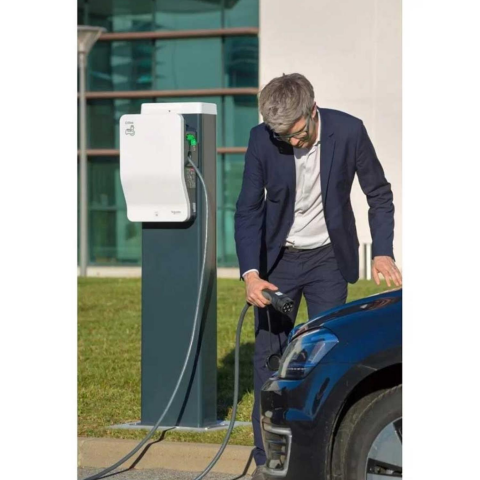 Schneider Electric EVH2S22P0CK EVlink Wallbox - 22 kW - T2 Bağlantılı Kablolu - Elektrikli Araç Şarj İstasyonu