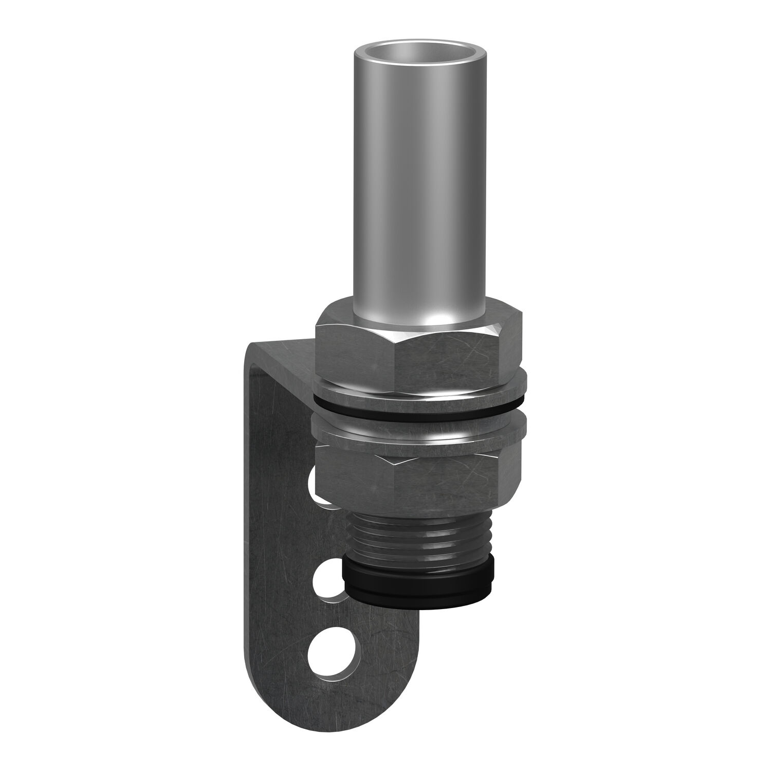 Schneider XVZ100T Evrensel Montaj Aksesuarı, Harmony Xv4/Xv6/Xvb7 Modüler Kule Işığı, Metal L Braket Ve 100Mm Alu Direk
