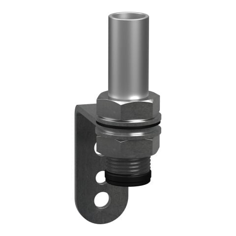 Schneider XVZ100T Evrensel Montaj Aksesuarı, Harmony Xv4/Xv6/Xvb7 Modüler Kule Işığı, Metal L Braket Ve 100Mm Alu Direk