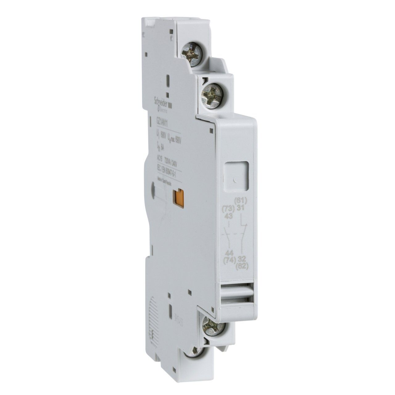 Schneider Electric GZ1AN11 EasyPact TVS MKŞ için yardımcı kontak bloğu 1NA1NK