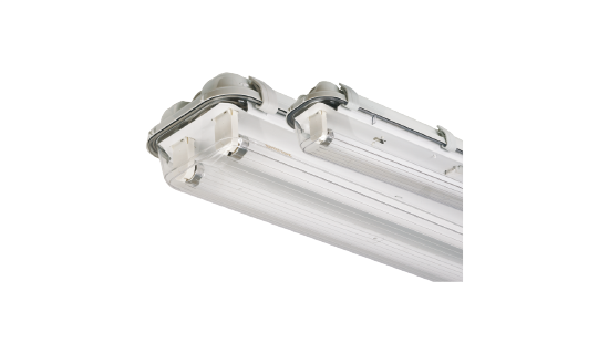 Cemdağ C226-ECG218B1-2XT8 18W G13 Duylu Mandallı  Elk.Blst. Etanj Armatür