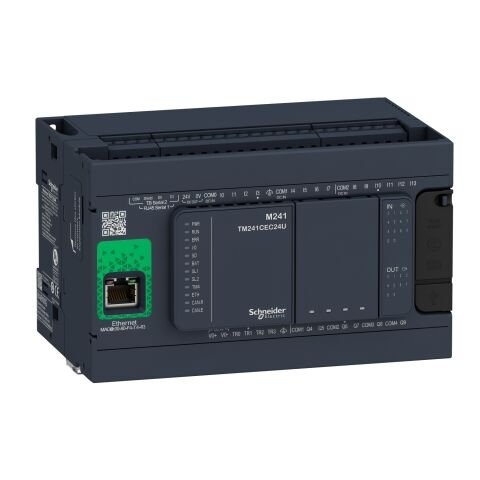 Schneider Electric TM241CE24R M241 Kontrolör 24 Gç Rölesi Ethernet