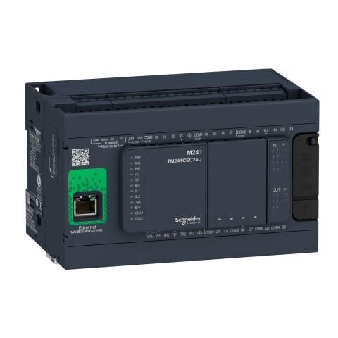 Schneider Electric TM241CE24R M241 Kontrolör 24 Gç Rölesi Ethernet